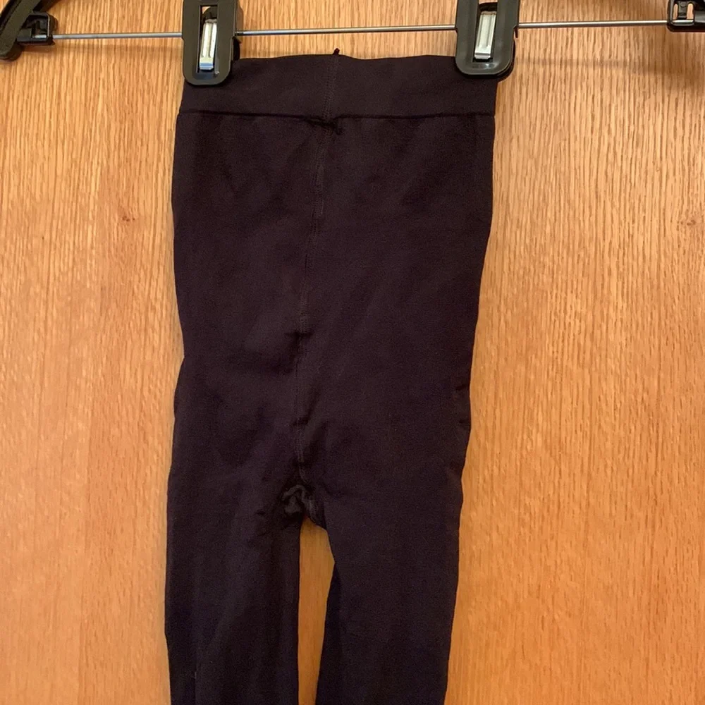 Pantyhose black opaque tights medium control top through thighs maybe jockey